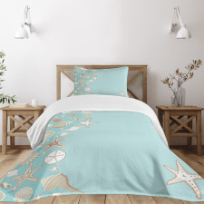 Beach Party and Thin Lines Bedspread Set