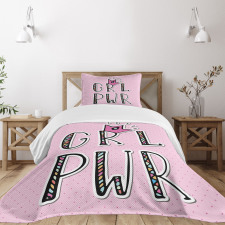 Girl Power in Ornate Bedspread Set