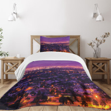 Night Panorama of Phoenix Bedspread Set