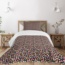 Hand-Painted Style Spots Bedspread Set