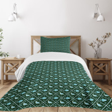 Northern Marine Creatures Bedspread Set