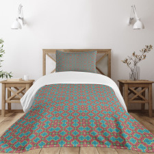 Colorful Floral Ornament Bedspread Set