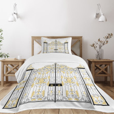 Kensington Royal Palace Door Bedspread Set