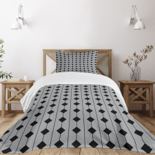 Square and Stripes Bedspread Set