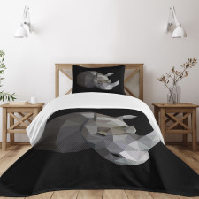 Animal with an Angular Design Bedspread Set