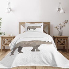 Herbivore Animal Monochrome Bedspread Set