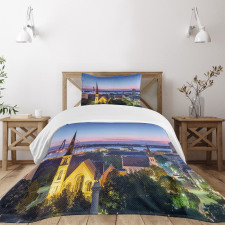 Famous Landmark Theme Bedspread Set