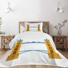 Landscape Travel Theme Bedspread Set