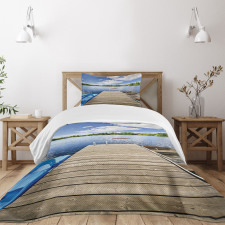 Canada Sunny Day Nature Photo Bedspread Set