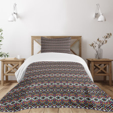 Psychedelic Tribal Artwork Bedspread Set