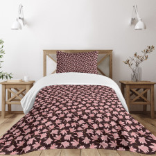 Pastel Shabby Blossom Love Bedspread Set