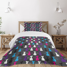 Fun Cats Bedspread Set