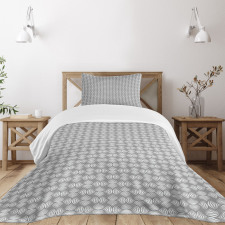 Twisted Circle Stripes Bedspread Set