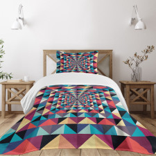 Visual Patchwork Retro Bedspread Set