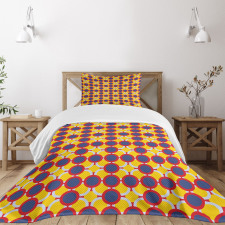 Overlapping Vivid Rounds Bedspread Set