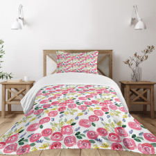 Fine Art Style Spring Flora Bedspread Set