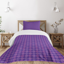 Polka Dots Modern Bedspread Set