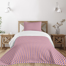 Rounds in Bicolour Bedspread Set