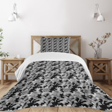 Greyscale Gloomy Bedspread Set