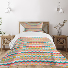 Tones Zigzags Bedspread Set