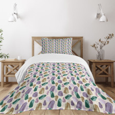 Crystals and Feathers Boho Bedspread Set