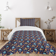 Eskimo Elements Symbolic Bedspread Set