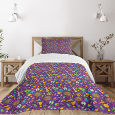 Vibrant Brazilian Items Bedspread Set