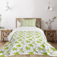 Lemon Slices Salt Shaker Bedspread Set