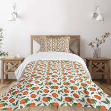 Mandarin and Polka Dots Bedspread Set