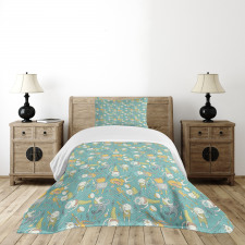 Musician Monsters Bedspread Set