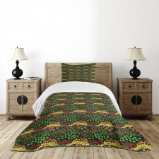 Agriculture Pattern Bedspread Set