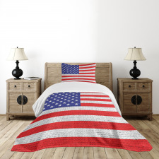 American Freedom Theme Bedspread Set