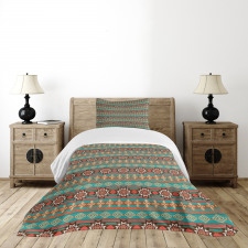 Sign Motif Bedspread Set