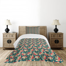 Cartoon Surreal Shapes Bedspread Set