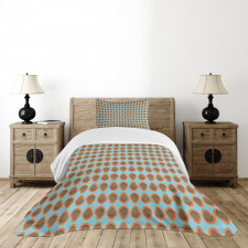 Halved Tropic Papayas Bedspread Set