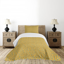 Cartoonish Irregular Order Bedspread Set