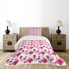 Colorful Abstract Aircraft Bedspread Set