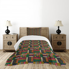 Geometrical Tribal Ornate Art Bedspread Set