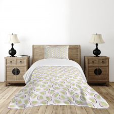 Fresh Abstract Watermelon Bedspread Set