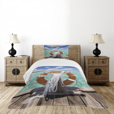 Summer Exotic Sea Bedspread Set