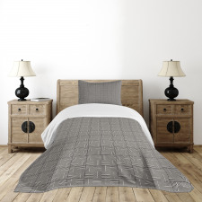 Art Forming Square Frames Bedspread Set