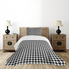 Symmetric Abstract Shapes Bedspread Set