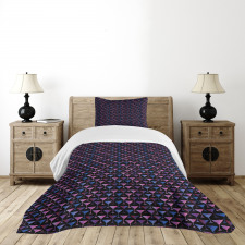 Martini Glass Cocktail Bedspread Set