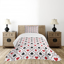 Tourist Poker Cards Bedspread Set