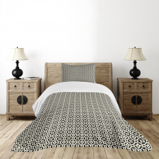 Simple Traditional Floral Bedspread Set