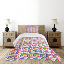 Vivid Pixel LGBT Theme Bedspread Set