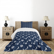 Mystical Sky Sun Stars Bedspread Set