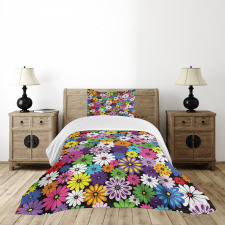 Floral Vivid Daisies Bedspread Set