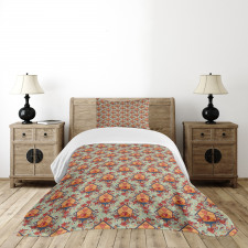 Flying Animal Nest Hearts Bedspread Set