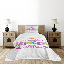 Little Princess Words Bedspread Set